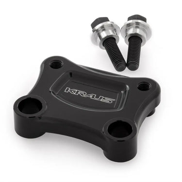 Kraus T-Rex Pull Back Plate - BLACK ANODIZED / STREET GLIDE OR BAGGER